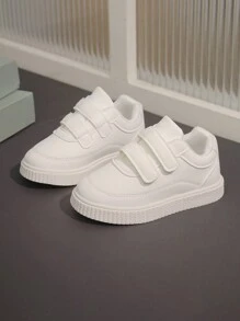 1 Pair Kids Soft Bottom Casual Outdoor Fashion Sneakers, Suitable For Spring And Summer - Beige - View 5