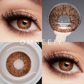 A Pair Of Colored Contact Lenses With 14.5mm Diameter And 40% Water Content, Suitable For Daily Wear And Comfortable To Wear For A Long Time Without Tiring The Eyes Halloween Costume Cosplay