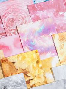 16 sztuk artystycznych naklejek brokatowych, materiały bazowe do dekoracji DIY do scrapbookingu/notesu/planera/laptopa/dziennika/ramki na zdjęcia/koperty/rzemiosła - kreatywne materiały do kolażu DIY