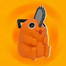 Crunchyroll 1PC官方授权人偶银行可爱实用精致工艺动漫周边新宠创意存款箱金融新选择公安猎魔人 - 亮橙色 - 查看 6