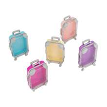 YIYIBYUS 12x Mini Suitcase, Simulation Small Luggage Trolley, 12 PCS Rolling Storage Cart Outdoor Decor - Multicolor - View 10
