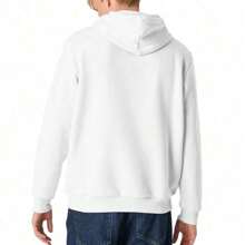 Coquette Softball Mom Hoodie, Softball Game Day Shirt, Mother's Day Gift, Softball Lover Mom Gift, Softball Season Sweatshirt For Mama, Oversized Pullover Hoodie Double-Lined Hood Heavyweight Cotton Pullover Hooded Sweatshirt For Women - White - View 4