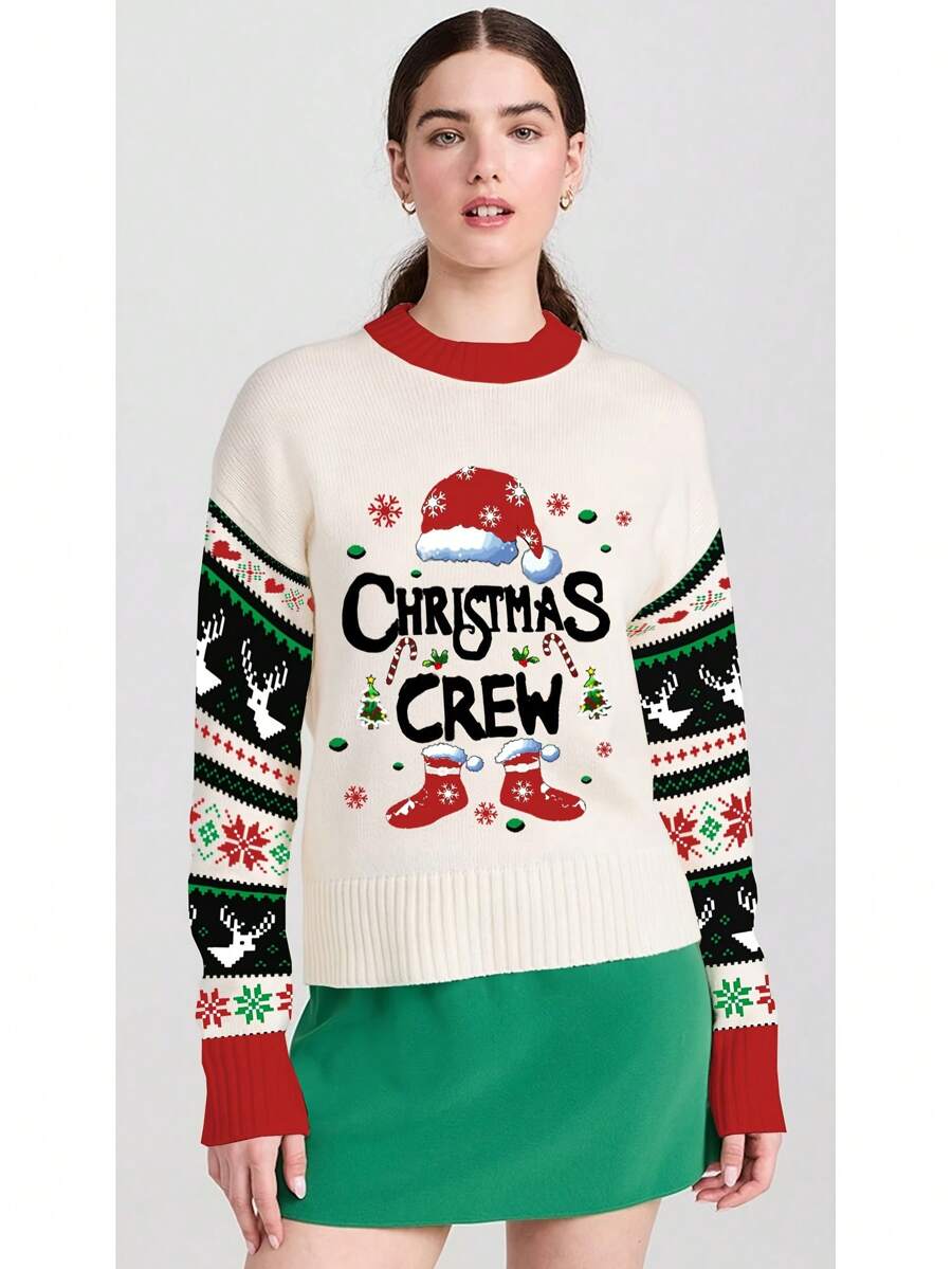 Spread Christmas Cheer With Our Cozy Sweaters - Green And Red, Sizes S To XL Available Now - Milky - View 1