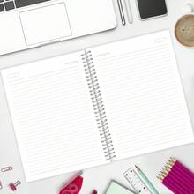 iscool Infinity Lines Hardcover Spiral College Notebook - Colors - View 10