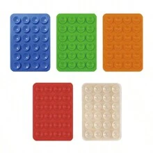 5pcs Silicone Phone Grip, Suction Cup Phone Holder, Hands-Free Phone Handle, Ring Holder Compatible With IPhone And Android - Multicolor - View 26