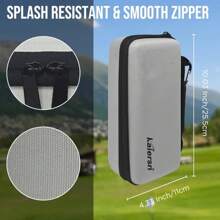 1pc Golf Storage Box, Golf Off-Course Accessories Organizer For Golf Accessories, Golf Bag Cover, T-Shirt Ball Marker Gloves Phone Keys, Golf Valuables Protection Box, Portable Golfer Gift For Men And Women, Golf Caddy Storage Box With Storage Slots For Divot Tools, Tees And Ball Markers - Multicolor - View 8