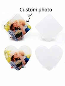1pc Creative New Thermal Sublimation Blank Acrylic Photo Frame Thermal Transfer For Printing Acrylic Home Photo Decoration Gift Gifts Birthday Graduation