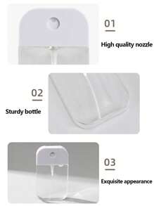 1/4/6 件透明便携式喷雾瓶，带小漏斗的可再填充喷雾分配瓶，防漏卸妆喷雾瓶，耐用 PET PP 材质旅行细雾便携式空瓶家用香水喷雾瓶超细雾面部保湿小喷雾瓶 - 可用于旅行、化妆、卫生、酒精和卸妆、学校用品、学生用品、返校用品