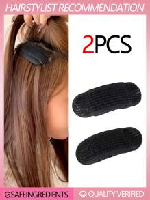 Set de 10 piezas (color aleatorio) Clips de cabello invisibles, elevador de volumen de cabello de plástico sin costuras para la parte superior de la cabeza, accesorios de diseño de cabello adecuados para mujeres, herramientas de peinado Accesorios de belleza para el hogar - Multicolor - Ver 8