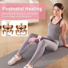 Leg Trainer Feminino, Equipamento de Ginástica Ioga Pilates Doméstica, Anilha de Treinamento de Assoalho Pélvico Kegel