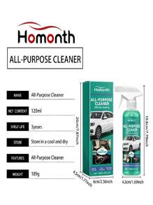 120ml Car Interior Foam Cleaner, Cleans Leather Seats Without Water, Deep Cleaning, Removes Stubborn Stains, Restores Shine, Refreshes Interior, Water & Dirt Repellent, Long-Lasting Protection, Easy To Use, Quick-Drying, No Residue - Multicolor - View 3