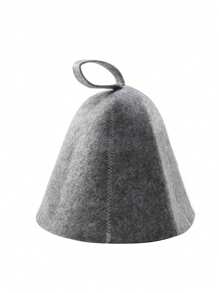1Pc Felt Head Protection Bath Anti Heat Russian Style Shower Cap Sauna Hat For Men & Women - Perfect For Spa, Pool & Bath Accessories, Sauna Vaporarium Accessories - Lightweight, Moisture-Absorbing, Heat-Resistant Shower Caps For Sauna Room - Soft Felt Spa Hat For Hot Springs, Water-Absorbent & Heat-Generating, Minimalist Design, Gray, Ideal For Bath & Steam Use, Sauna Accessory|Couple's Hat|Quickdry Cap Home Bathroom Decor Fall Decor Back To School