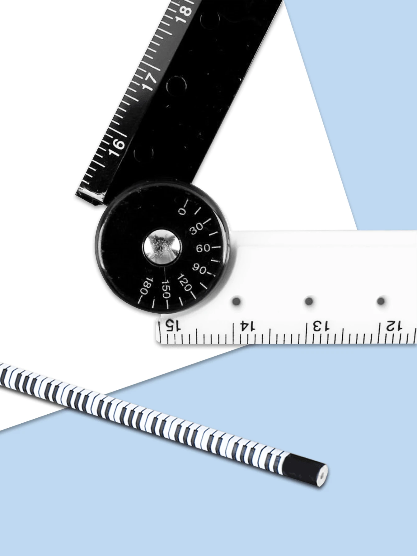 Righello pieghevole con marcatura di precisione e centratura zero per ...