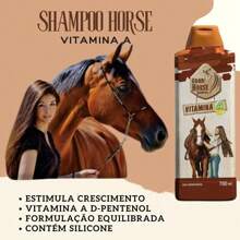 Good Horse Shampoo KIT 700ml + Monovin A - 鏽棕色 - 查看 4