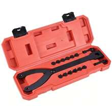 Adjustable Variable Pin Spanner Wrench Drive Fan Clutch Pully Holder Wrench Tool - Red - View 11