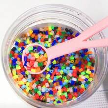 Pana-beads 迷你保险丝珠镊子套装、哈马珠镊子保险丝和 Perler 珠、串珠用品、串珠和珠宝制作、保险丝珠像素拼图铁熔化珠用于 DIY、DIY 工艺熔化珠用于珠宝制作、像素艺术和拼图