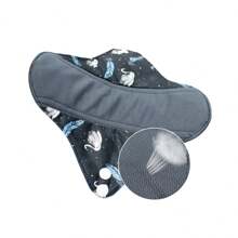 10Pack Reusable Waterproof AWJ Mesh Liner Cool Washable Menstrual Pads Sets-Panty Liner Regular Flow Heavy Flow