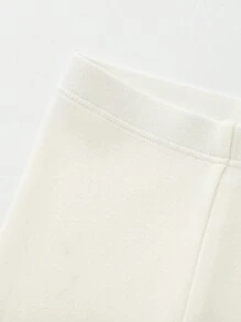 Balabala Girls' Leggings, Young Girl' Casual Pants, Girl Knit Cotton Legging Pants - White - View 9