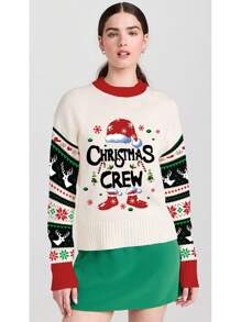 Spread Christmas Cheer With Our Cozy Sweaters - Green And Red, Sizes S To XL Available Now - Milky - View 3