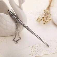 1 件哈利风格项链、魔杖吊坠项链、手工复古魅力项链、生日礼物、圣诞礼物、节日礼物、礼物 - 彩色 - 查看 5