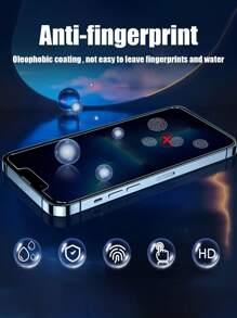 4pcs Anti-Shatter, Anti-Scratch Privacy Screen Protectors, Compatible With IPhone 7 - IPhone 16 Pro Max Full Series, Anti-Fall, Shatterproof Gift For Birthday, Family, Friends Tempered Glass, Anti-Spy, Phone Screen Protector, Phone Accessories