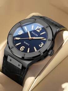 Reloj de negocios de lujo casual con correa premium para niño, caja de aleación