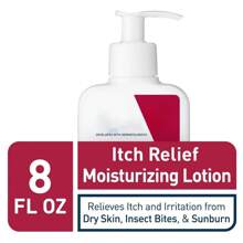Cera Anti Itch Moisturizing Lotion With Pramoxine Hydrochloride | Relieves Itch With Minor Skin Irritations, Sunburn Relief, Bug Bites | 8 Ounce - Đỏ - Xem 2