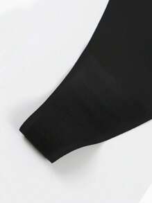 Women's Thin, Skin-Friendly, Sexy Rechargeable Pattern G-String Panty - Black - View 4