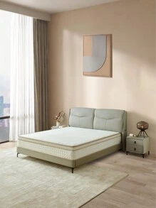 定制尺寸酒店/公寓/卧室记忆泡沫床垫，采用天然乳胶针织面料