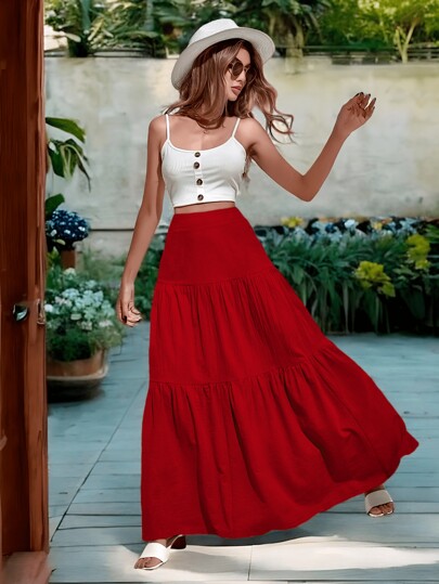 Falda Campesina Larga: Elegancia y Estilo Bohemio que Marca una Diferencia