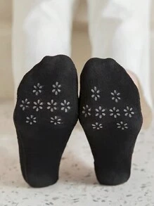 5 Pairs Women Thin Lace Sexy Low-Cut Invisible Boat Socks, Suitable For Daily Use In Spring And Summer - Multicolor - View 4