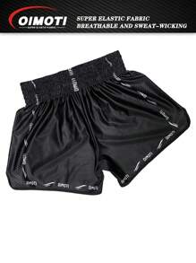 OIMOTI 1 Stück OIMOTI Design lose, schnell trocknende Boxhose, Herren Athletik atmungsaktive elastische Fitness Boxing MMA Kampf Shorts