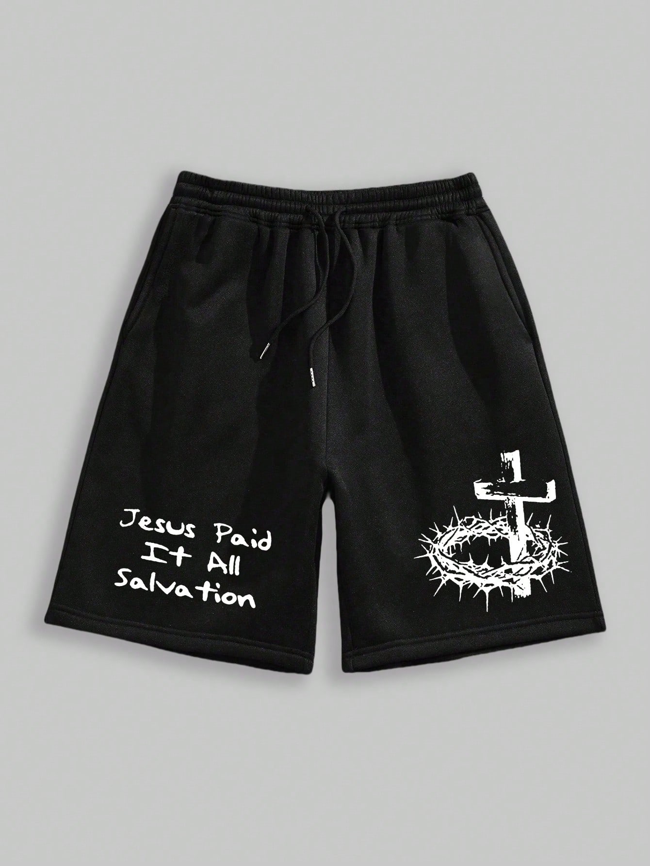 Men's Solid Color Loose Casual Shorts