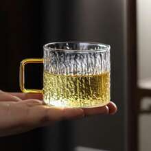 12/6/4/2pcs 130ml/Compact Cute Heatproof Transparent Glass Cup, Tea Cup, Espresso Glass Cup, Chinese Kung Fu Hot Tea Cup, Tea Cup Set, Suitable For Home, Party, Coffee Shop, Makes A Refined Gift