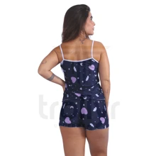 Kit With 10 Short Doll Pajamas In Light And Soft Printed Fabric - Multicolor - View 8