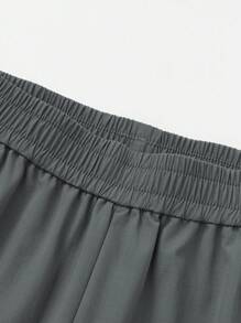 Balabala Tween Boys' Water-Repellent Pants, Versatile And Fashionable Spring Wear - Medium Gray - View 6