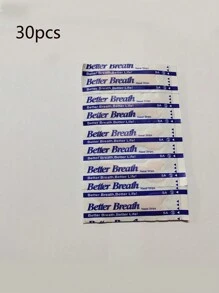 30pcs/50pcs Ventilation Nasal Strips, Nasal Congestion Strips Sleep Snoring Nasal Strips,Anti-Snoring Nasal Strips,Multi-Functional Nasal Dilator, Nasal Strip Auxiliary Patch, Help Breathing, Reduce Snoring, Easier Breathin Gentle On Nose,Nasal CongestionMulti-Functional Nasal Dilator, Nasal Strip Auxiliary Patch, Specialized Nasal Strips Designed To Make Nose Breathe Smoothly