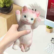 Catss Hands Up Catss Kneading Stress Relieving Toy Plush Toy Simulation Catss Kneading - 粉色 - 查看 7