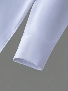 大码男士白色 Dashiki 套装，休闲简约设计，独特领口，3D 剪裁，长袖，松紧腰裤，非洲服装，男士大码休闲衬衫和裤子两件套，新品上市，街头风格，派对，约会，婚礼，文化活动，传统仪式 - 白色 - 查看 6