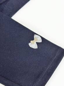 Balabala Girls' Leggings, Young Girl' Casual Pants, Girl Knit Cotton Legging Pants - Navy Blue - View 9