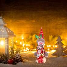 Christmas Tree Ornaments Hanging Cute Doll With Bell Decorations For Door Wall Window Indoor Outdoor Party Supplies