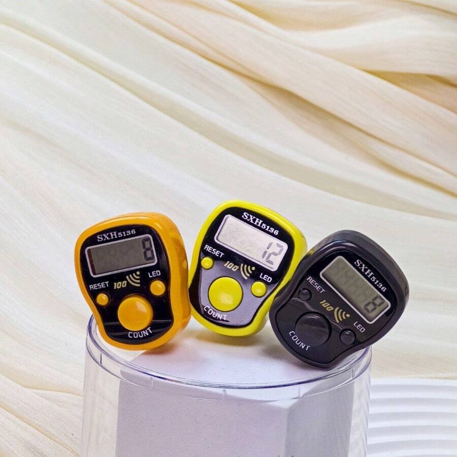 1pc Digital Ring Counter, Convenient Finger Ring Tally Counter For Meditation, Yoga, Exercise, Counting, Stress Relief