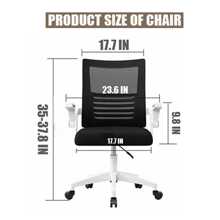 Home Computer Chairs Office Chairs Big And Tall Desk Chair Back Support Computer Desk Chair Ergonomic High Back Chair Executive Big And Tall Chair Suitable For Business Premises - 黑色 - 查看 10