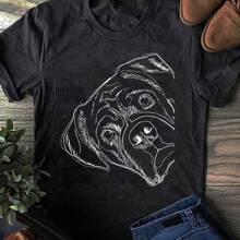 Funny Boxer Dog T-Shirt - Gift For Dog Lovers - Funny Dog - Boxer Lovers - Father's Day - Boxer Shirt, Funny Boxer - Black - View 1