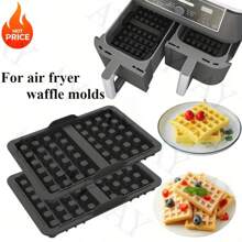 Fryer Waffle Silicone Baking Pan Waffle Mold For  AF300EU AF400EU AF451EU SL400EU  And Many Other Air Fryers