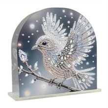 1pc/Set DIY Animals Diamond Art Tissue Holder -Owls, Bird, Chicken Pattern Designs Crystal Rhinestones Diamond Painting Napkin Holder Size