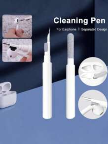 Headphone Cleaning Brush, Bluetooth Earbud Cleaning Pen, Portable 3-In-1 Wireless Headphone Case Cleaning Tool Kit, Portable Cleaning Brush For Bluetooth Headphones, Headphone Charging Cases, Cell Phones, Keyboards, Cameras And Laptops
