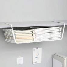 Universal Wardrobe Storage Basket Hanging Storage Basket Metal Hanging Storage Basket Suitable For Kitchen Cabinets And Desks