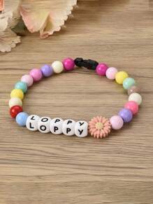 1pc Personalized Cat/Dog Name Letter Necklace, Custom Pet Name Pearl Necklace, Customized Pet Collar Necklace Jewelry For Dogs And Cats, Pet Gift, Macaron Colors