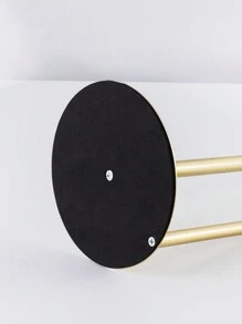 Support de papier toilette en acier inoxydable à deux pôles doré, support pour rouleau de cuisine, support de rangement pour film alimentaire, support de serviettes de cuisine non perforé, organisateur de salle de bain